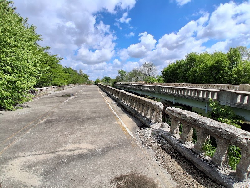 Bridge Ruins in Pontiac, Illinois