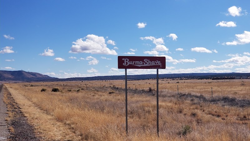 Burma-Shave Sign in Ash Fork, Arizona
