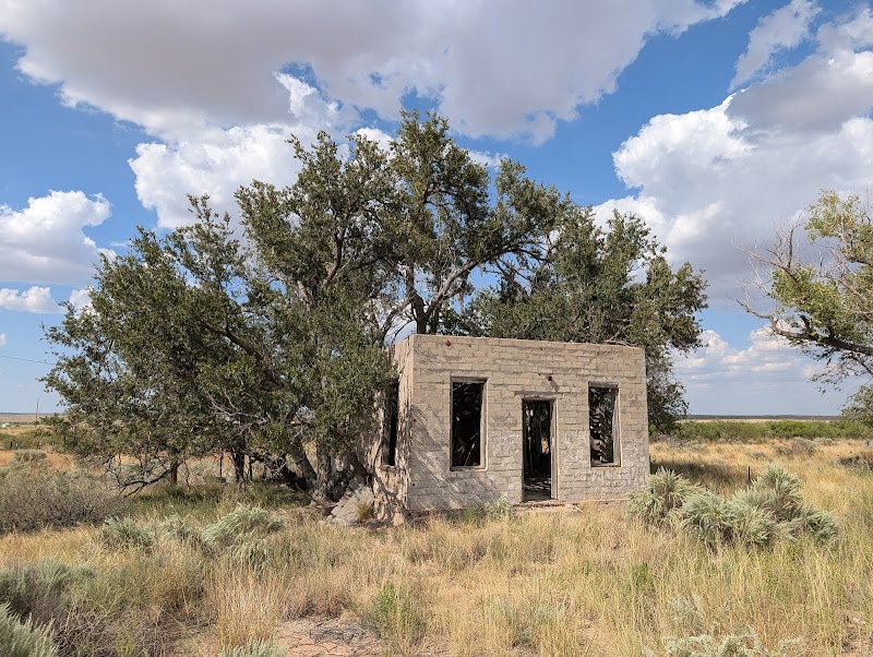 Dead End Route 66 in Glenrio, New Mexico