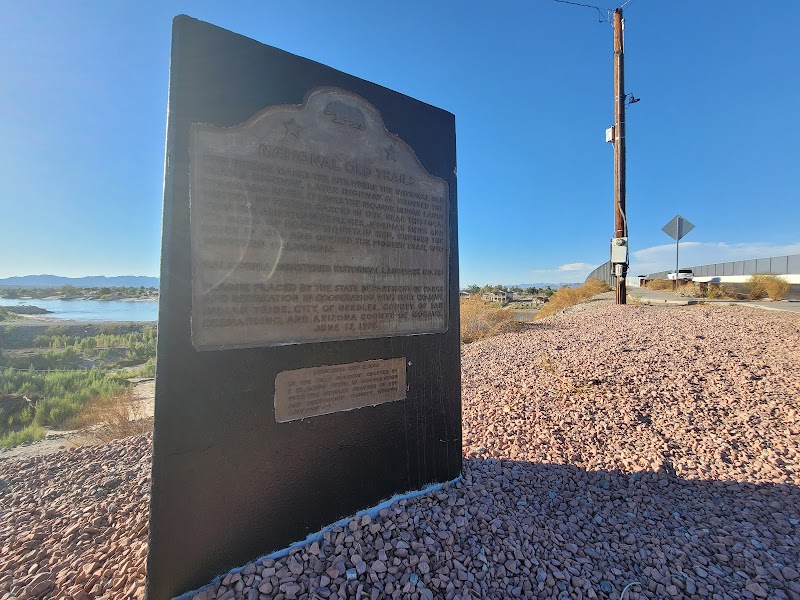Dead-end to Old Trails Bridge in Needles, California