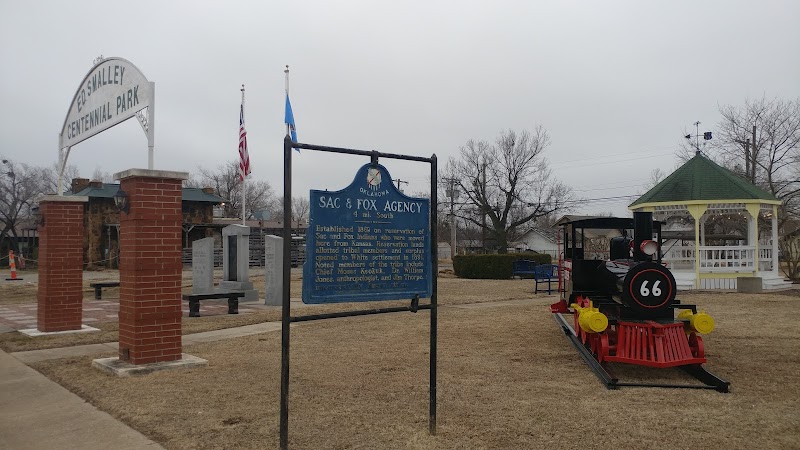 Ed Smalley Centennial park in Stroud, Oklahoma