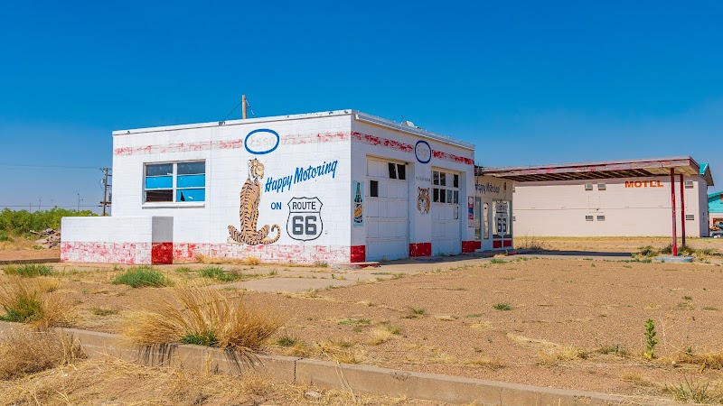 Esso Gas Station in Tucumcari, New Mexico