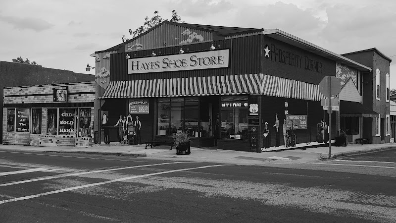 Hayes Family Shoe Store in Cuba, Missouri