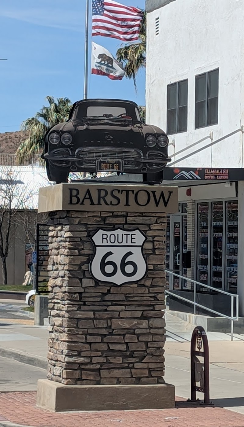 Historic Barstow Main Street in Barstow, California