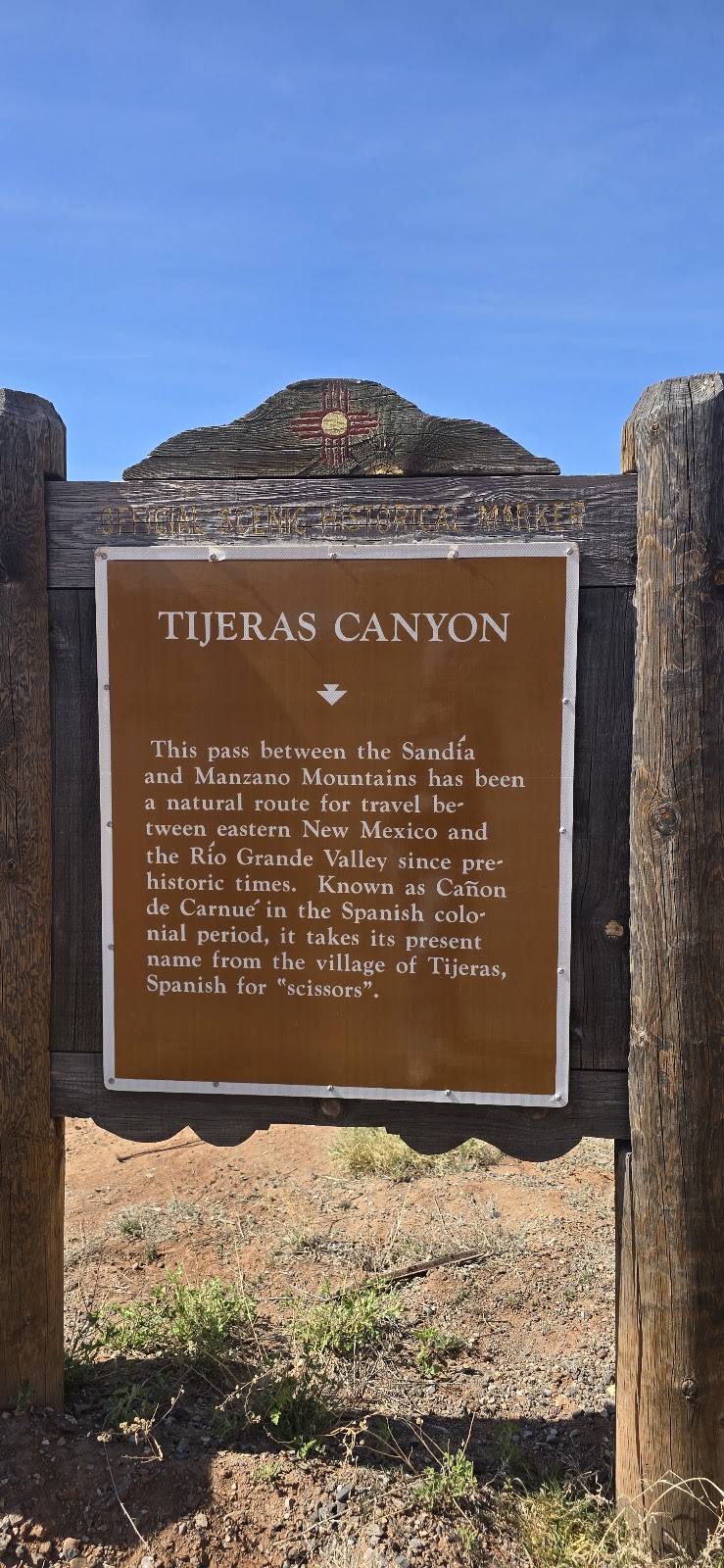 Musical Highway in Tijeras, New Mexico