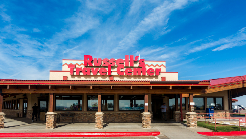 Old Diner Restaurant in Glenrio, New Mexico