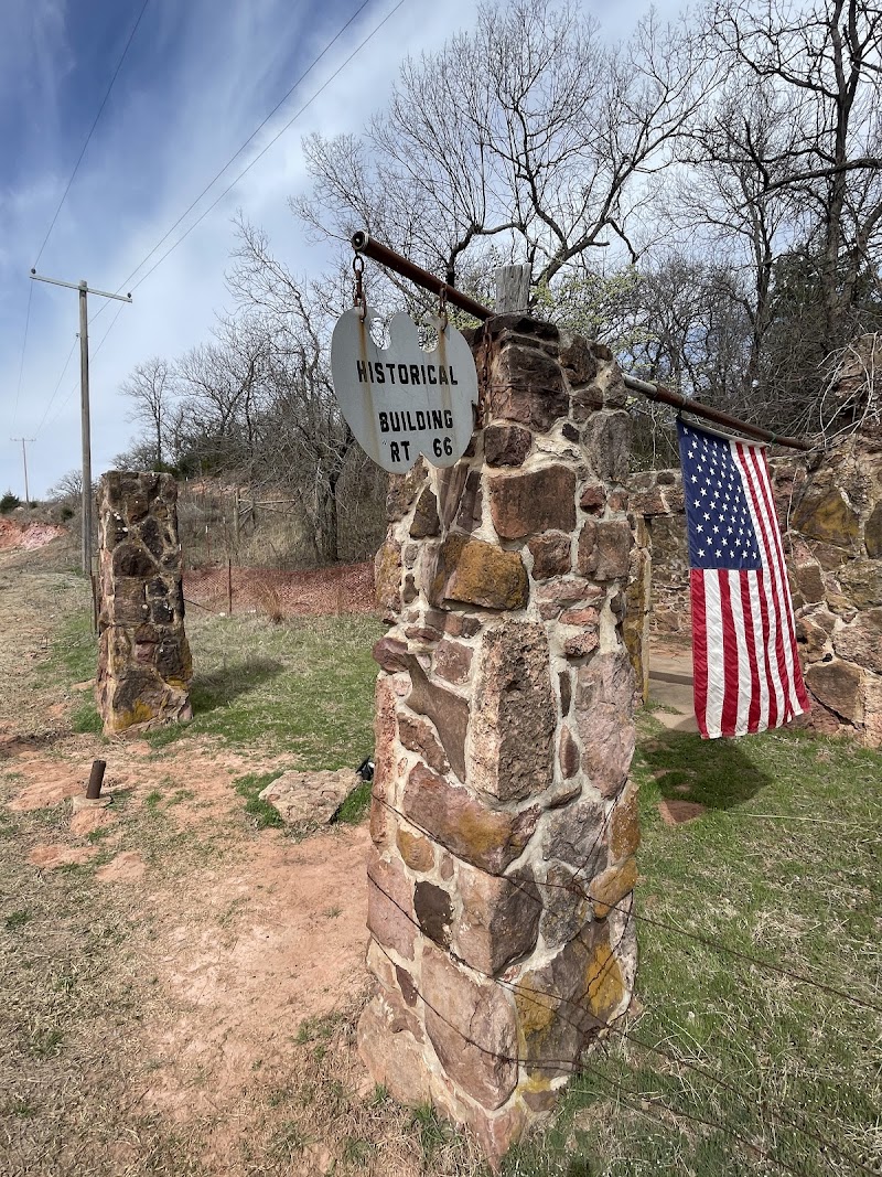 Old Oil Station in Calumet, Oklahoma