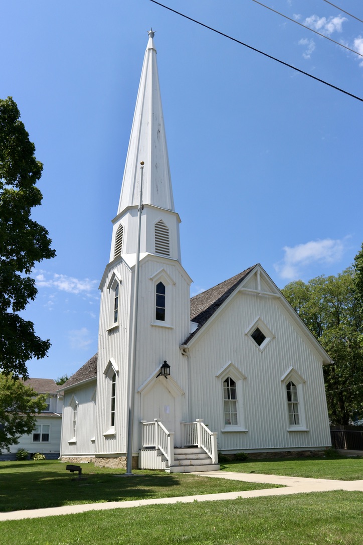 Pioneer Gothic Church in Dwight, Illinois