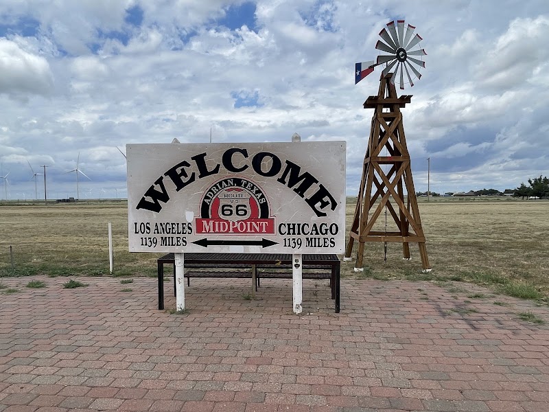 Route 66 – Midway Point in Adrian, Texas