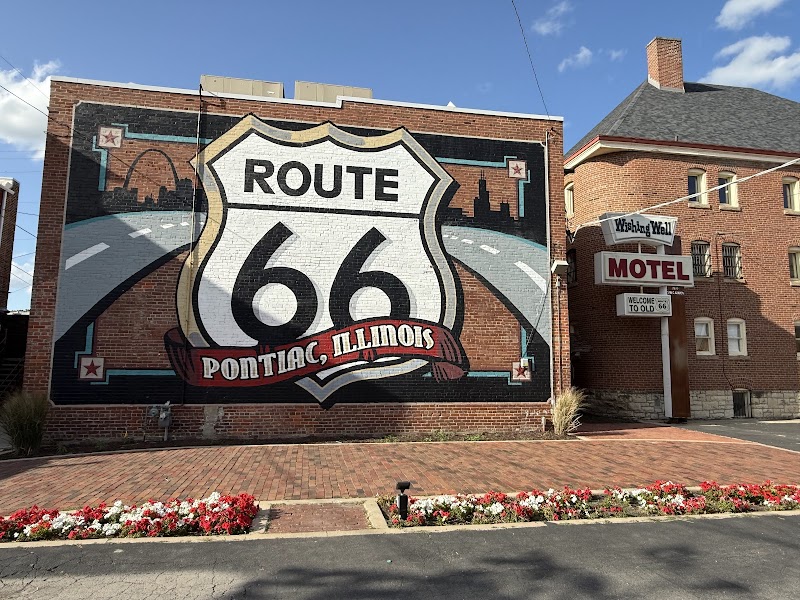 Route 66 Wall in Pontiac, Illinois