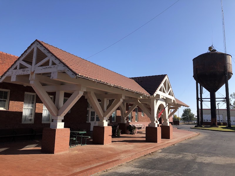 Train Depot and Museum in Bristow, Oklahoma