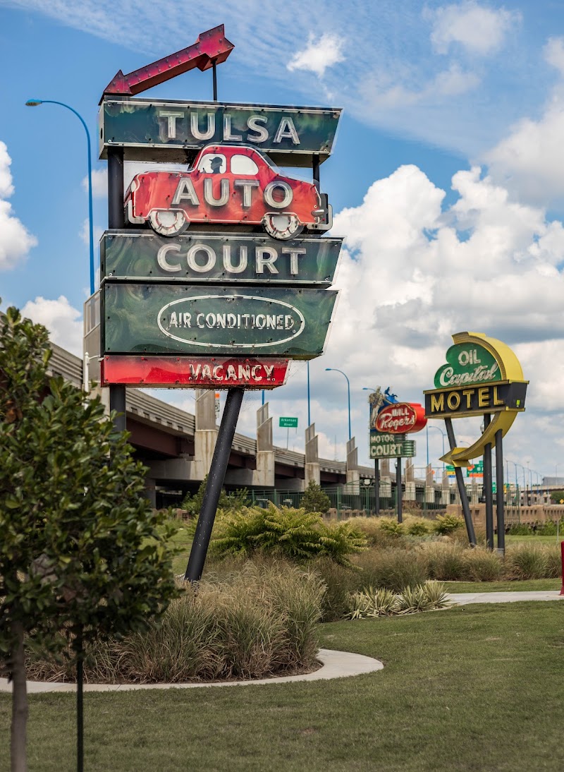 Tulsa Sign Route 66 in Tulsa, Oklahoma