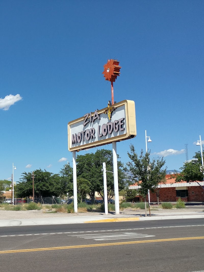 ZIA Motel Lodge Sign