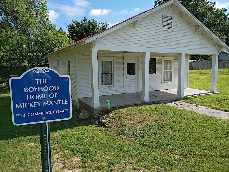 Mickey Mantle's Childhood Home in Commerce, Oklahoma