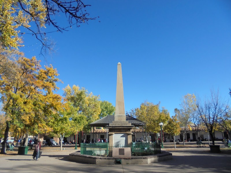 Santa Fe Plaza in Santa Fe, New Mexico