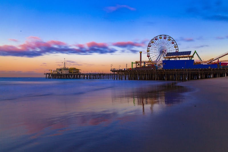 Santa Monica Pier in Santa Monica, California