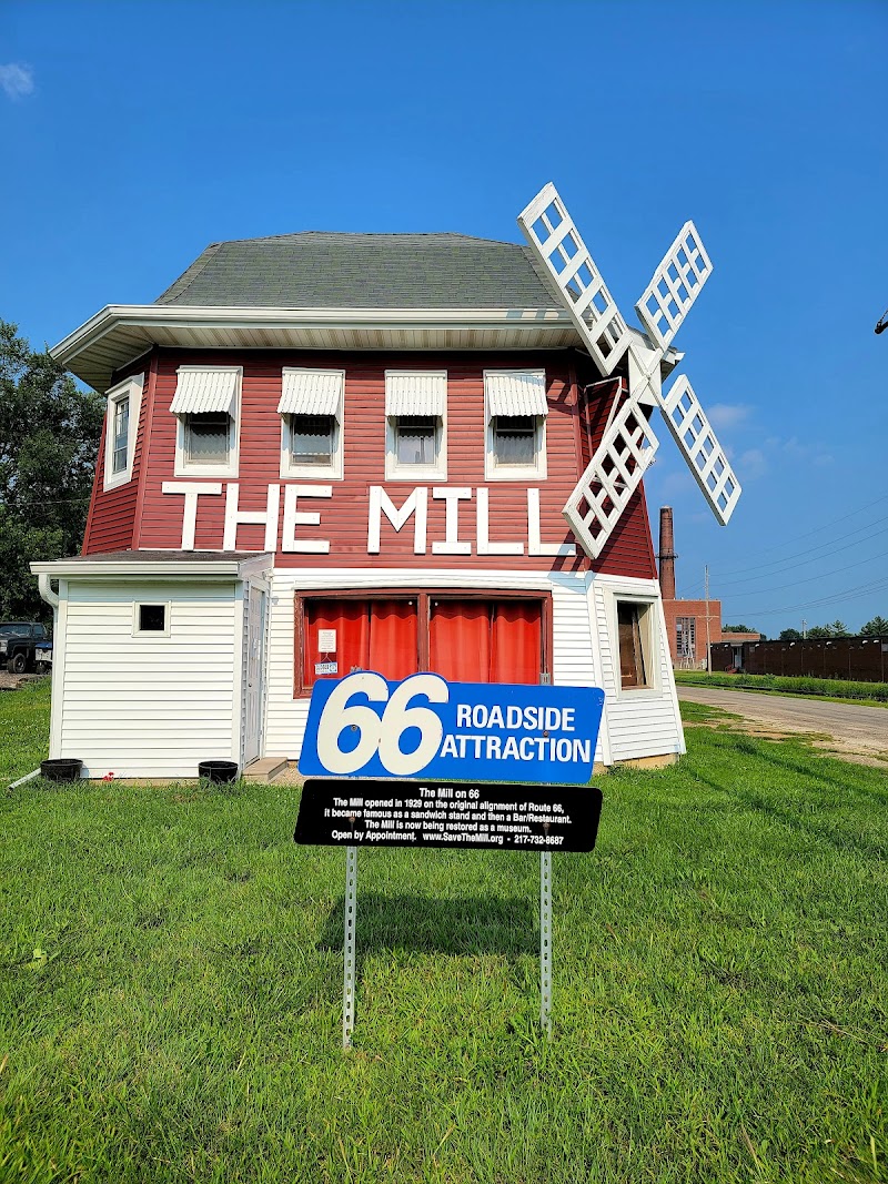 The Mill Museum on Route 66 in Lincoln, Illinois