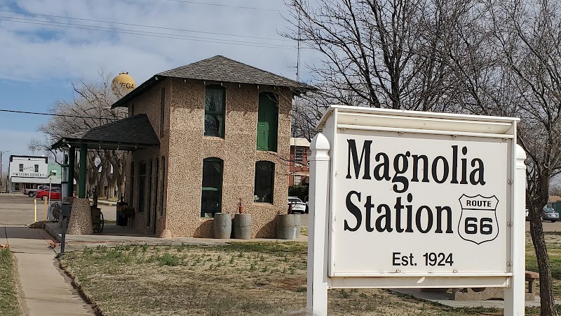 Vega's Magnolia Gas Station in Vega, Texas